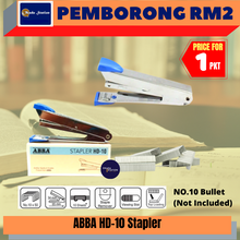 Load image into Gallery viewer, (RM2) ABBA HD-10 Stapler / Pengokot  / HD-10 / Metal Stapler / HD10 Stapler / ABBA Stapler
