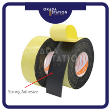 Load image into Gallery viewer, (RM2) OKADA Eva Foam Double Sided Tape Black / Adhesive Tape / 12mm 24mm / Double Sided Tape
