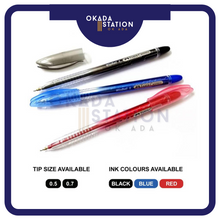 Load image into Gallery viewer, (WHOLESALE) FABER-CASTELL 0.5MM / 0.7MM WINBALL PEN -30&#39;S -ALL COLOUR/ Ball Point Pen (Black / Blue / Red)
