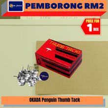 Load image into Gallery viewer, (RM2) OKADA 206 Long Thumb Tack 4 in 1 / Push Pin / Thumbtack / Pin
