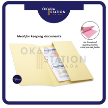 Load image into Gallery viewer, OKADA ABBA Manila Pocket File 144pcs/Ctn / Fail Kertas / Manila Card File / Pocket file
