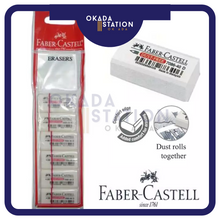 Load image into Gallery viewer, Faber-Castell Dust Free Eraser (6in1)-7086-40 / Eraser / Pemadam / Dust-Free Eraser / White Colour Eraser
