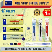 Load image into Gallery viewer, Pilot WinGel Pen (Refill) 0.5mm / Gel Pen refill / 0.5mm / Refillable Pen / Ink Gel Pen #Red/Blue/Black
