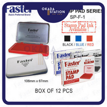 Load image into Gallery viewer, Faster Stamp Pad No.1 (Black/ Blue/ Red) / Faster Chop Pad / Faster Stamp Pad No.1
