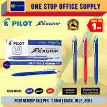 Load image into Gallery viewer, Pilot Rexgrip Ball Pen (0.5mm/0.7mm/1.0mm) #Red / Black / Blue / Rexgrip Ball Pen / Refillable Pen
