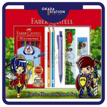 Load image into Gallery viewer, Faber-Castell School Set / Colour Pencil Set / Pensel Warna Set / Castle Heroes School Set
