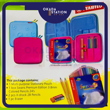 Load image into Gallery viewer, [Limited Edition] STABILO Color Pencil Set with Pouch / Colour Pencil / Pensel Warna Set / 24&#39;s Colour Pencil
