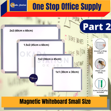 Load image into Gallery viewer, OKADA MAGNETIC WHITEBOARD -ALL SIZE (SMALL) / Papan Putih / Papan Tulis / Magnetic Whiteboard
