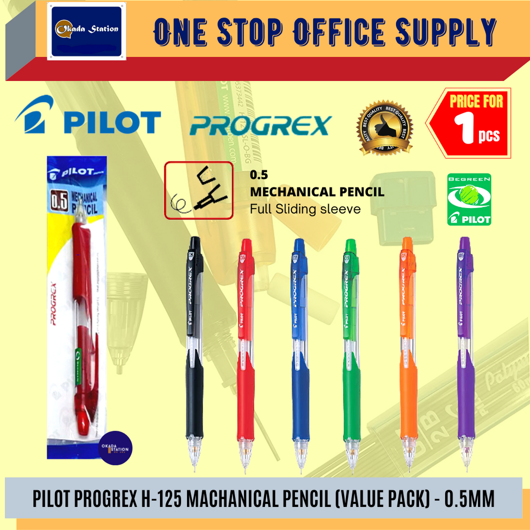 Pilot Progrex Mechanical Pencil (H-125 / H-127) (0.5/0.7mm) / Mechanical Pencil / Pilot Pencil