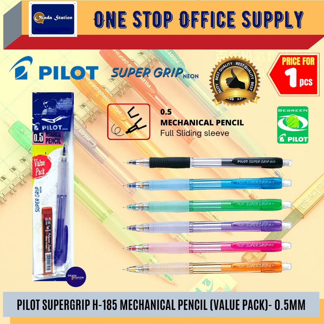 Pilot 0.5mm Supergrip Mechanical Pencil - Blue