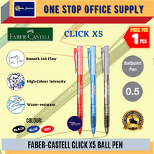 Load image into Gallery viewer, Faber-Castell Click X5 Ball Pen - 1425 Ball Pen / Faber Castell CLICK X5 / Faber Castell / 1425 / Stationery
