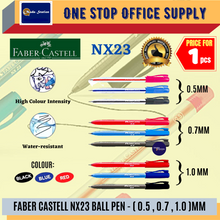 Load image into Gallery viewer, FABER-CASTELL NX23 BALL PEN (0.5/0.7/1.0) / Faber Castell NX23 Ball Pen / Ball Point Pen
