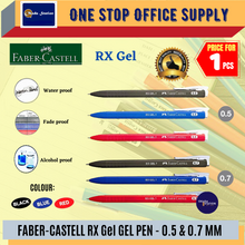 Load image into Gallery viewer, Faber-Castell RX Gel Pen (0.5 / 0.7) / Faber-Castell Gel Pen / RX Gel Pen / Click Gel Pen
