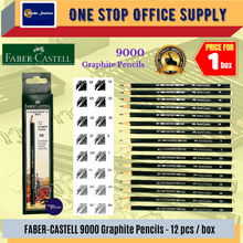 Load image into Gallery viewer, FABER-CASTELL 9000 DRAWING PENCIL-1 BOX (HB-8B)(HB)(H-6H)/ ART PENCIL/ Professional Sketching Pencil /
