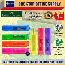 Load image into Gallery viewer, Faber-Castell Textliner 46 Highlighter / Pen Penanda / Highlight Pen / Text liner 46 Fluorescent &amp; Metallic
