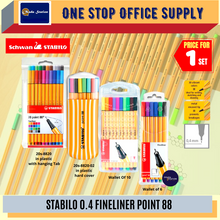 Load image into Gallery viewer, Stabilo Fineliner point 88 (SETS) / Pensel Warna / Ball Pen / 0.4mm / Colour Pencils / Needle Tip Point
