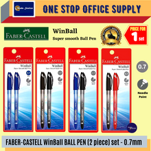 Load image into Gallery viewer, Faber-Castell Winball Ball Pen Set (2&#39;s) (0.7mm) / Ball Point Pen / Value Pack / Value Set
