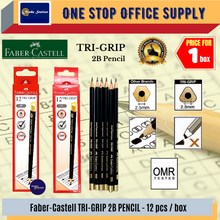 Load image into Gallery viewer, Faber - Castell Tri Grip 2B Pencil (12&#39;s Box) / Faber-Castell Exam 2B Pencil  / Tri-Grip 2B Pencil / Graphite Pencil Set
