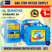 Load image into Gallery viewer, Buncho Gabang Oil Pastel Crayon (36 &#39;S) / Buncho Crayon / Oil Pastel / Gabang Crayon / Crayon in box #36 Colour
