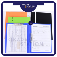 Load image into Gallery viewer, OKADA Single Clip file AB328T / Fail Plastik / Document Organizer / Clip Folder / A4 Holder / Office Clip Holder
