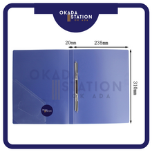 Load image into Gallery viewer, OKADA PP Spring Clip File / Plastic Spring file / Spring Folder / A4 Holder / Clip folder / Spring Clip file
