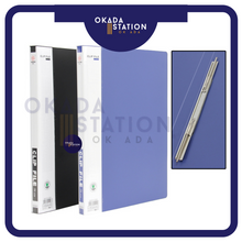 Load image into Gallery viewer, OKADA PP Spring Clip File / Plastic Spring file / Spring Folder / A4 Holder / Clip folder / Spring Clip file
