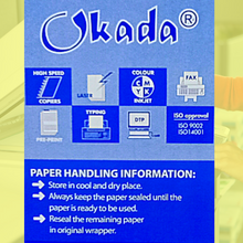 Load image into Gallery viewer, OKADA A4 PAPER (80gsm) 400&#39;S / Quality Paper / White Paper/ Photostat Paper / Copier Paper / White Paper
