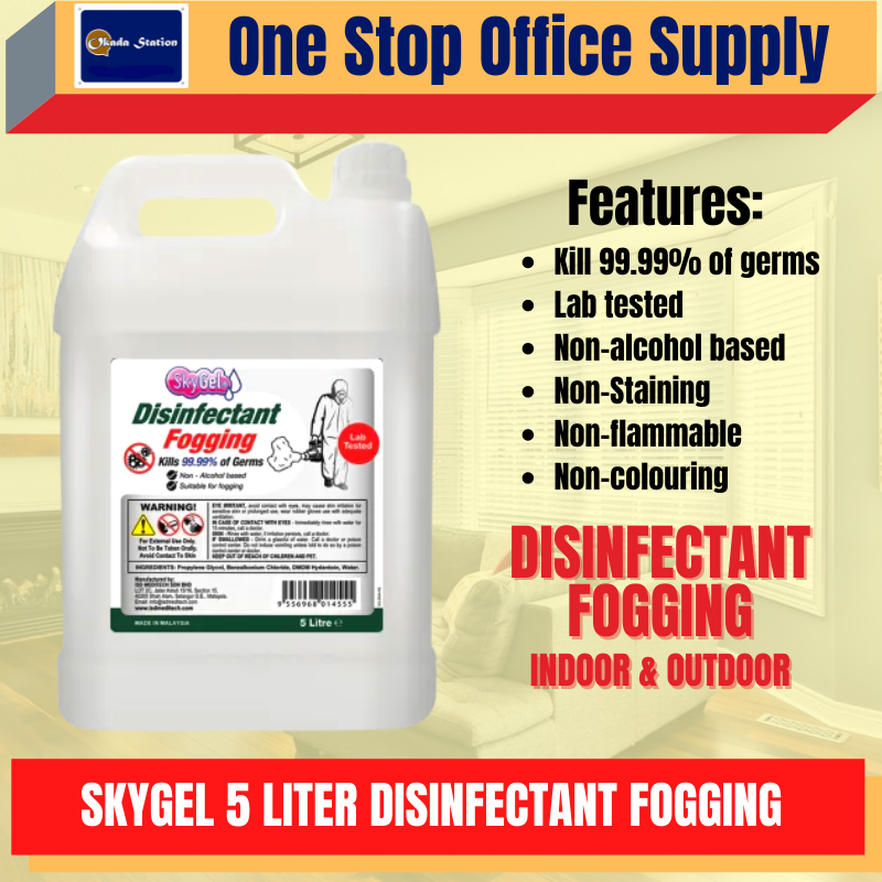 SKYGEL Fogging Liquid 5Liter / Fogging Disinfection Liquid / Nano Mist