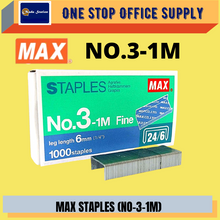 Load image into Gallery viewer, MAX STAPLES NO.3 -1M  / Bullet Stapler / Ubat Stapler / HD-50 / Dawai Kokot
