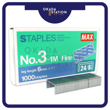 Load image into Gallery viewer, MAX STAPLES NO.3 -1M  / Bullet Stapler / Ubat Stapler / HD-50 / Dawai Kokot
