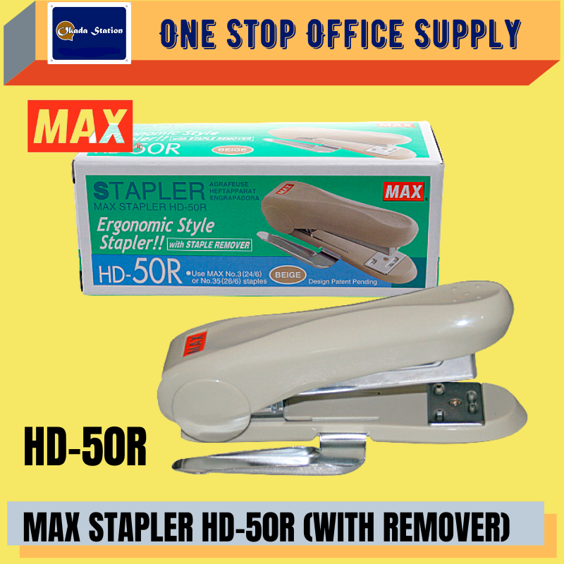 MAX STAPLER HD-50R  / MAX HD 50R With Remover / MAX Stapler HD 50R / HD-50R / No. 3-1M Staples Machine