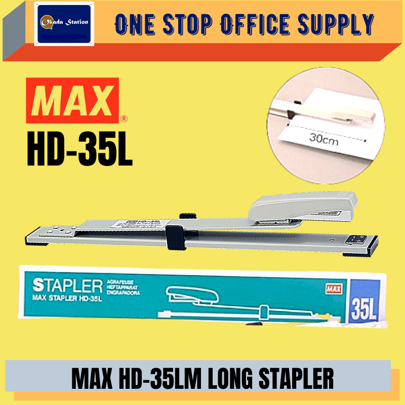 MAX LONG STAPLER HD-35L / MAX HD-35L DESKTOP STAPLER / Long Stapler / Max Stapler / HD 35L / MAX Long Stapler