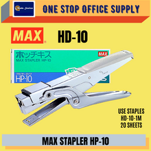 Load image into Gallery viewer, MAX STAPLER HP-10 (PLIER TYPE) / Plier Stapler / HP 10 Stapler / Plier Type Stapler / MAX Stapler
