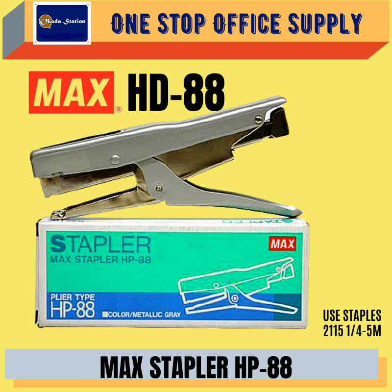 MAX STAPLER HP-88 (PLIER TYPE) / Plier Stapler / HP 88 Stapler / Plier Type Stapler / MAX Stapler