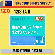 Load image into Gallery viewer, MAX STAPLES NO:1213 (23/13) / Bullet Stapler / Ubat Stapler / Heavy Duty / Dawai Kokot
