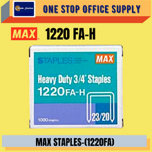 Load image into Gallery viewer, MAX STAPLES NO:1220 (23/20) / Bullet Stapler / Ubat Stapler / Heavy Duty Staples / Dawai Kokot / 1220FAH
