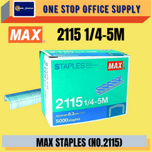 Load image into Gallery viewer, MAX STAPLES NO:2115 (1/4-5M) / Bullet Stapler / Ubat Stapler / HD-88 / Dawai Kokot
