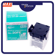 Load image into Gallery viewer, MAX STAPLES 20FE CARTRIDGES / Bullet Stapler / Ubat Stapler / 20FE Staples / Dawai Kokot
