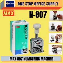 Load image into Gallery viewer, MAX N-807 NUMBERING MACHINE / Numbering Machine / 8 Digits Number Machine / Max
