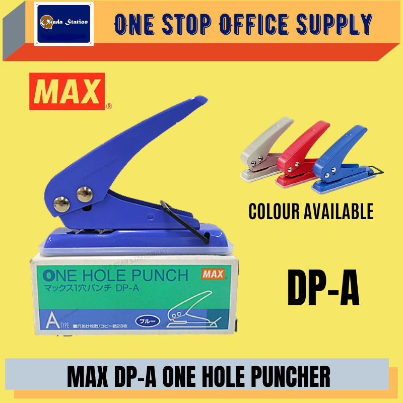 MAX DP-A HOLE PUNCHER (ONE HOLE) / ONE HOLE PUNCHER / MAX PUNCHER / PAPER PUNCHER