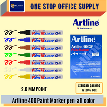 Load image into Gallery viewer, ARTLINE 400 PAINT MARKER (2.3mm) / 400XF Paint Marker / Artline Paint Marker 400XF
