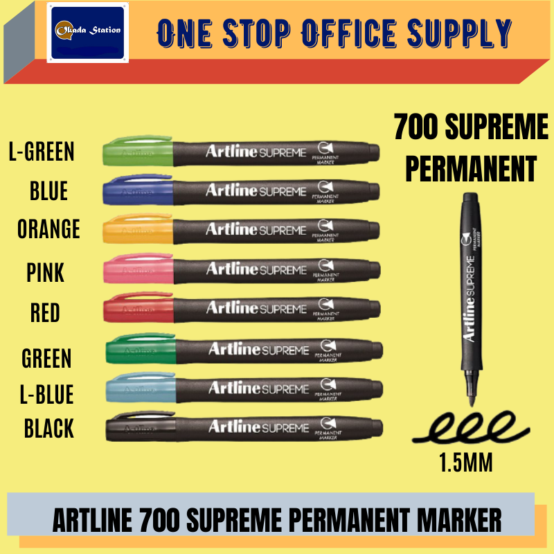 ARTLINE 700 SUPREME PERMANENT MARKER / Marker Pen / Permanent Marker /