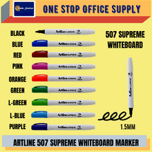 Load image into Gallery viewer, ARTLINE 507 SUPREME WHITEBOARD MARKER (1.5mm) / Marker Pen / WHITEBOARD Marker /SURPREME
