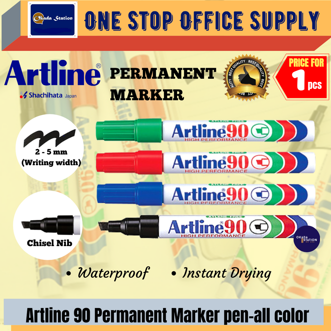 ARTLINE 90 PERMANENT MARKER / Marker Pen / Permanent Marker / Artline 90 Permanent Marker