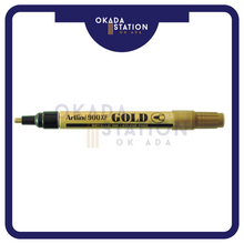 Load image into Gallery viewer, Artline Metallic Permanent Marker Pen 900XF (2.3mm) (Gold/Silver) / Ink Marker Pen / Gold Ink Marker / Silver Ink Marker
