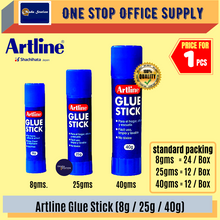 Load image into Gallery viewer, Artline Glue Stick (8G , 25G ,40G) / Gam Pelekat / Gum Artline / Adhesive Glue
