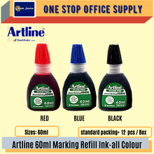 Load image into Gallery viewer, Artline Permanent Marker Pen Refill Ink (60ml) / Permanent Marker Ink /  Permanent Marker Pen Refill 60cc
