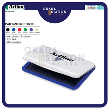 Load image into Gallery viewer, Artline Stamp Pad No.1 (Black/ Blue/ Red) / Artline Chop Pad / Artline Stamp Pad No.1
