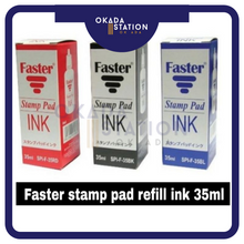 Load image into Gallery viewer, Faster Stamp Pad Refill Ink (35ml) / Stamp Pad Ink Refill / Artline Refill 35cc
