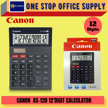 Load image into Gallery viewer, CANON CALCULATOR AS-120R (Original) / Canon Calculator / AS120R Calculator / 12 Digits Calculator / desktop Calculator
